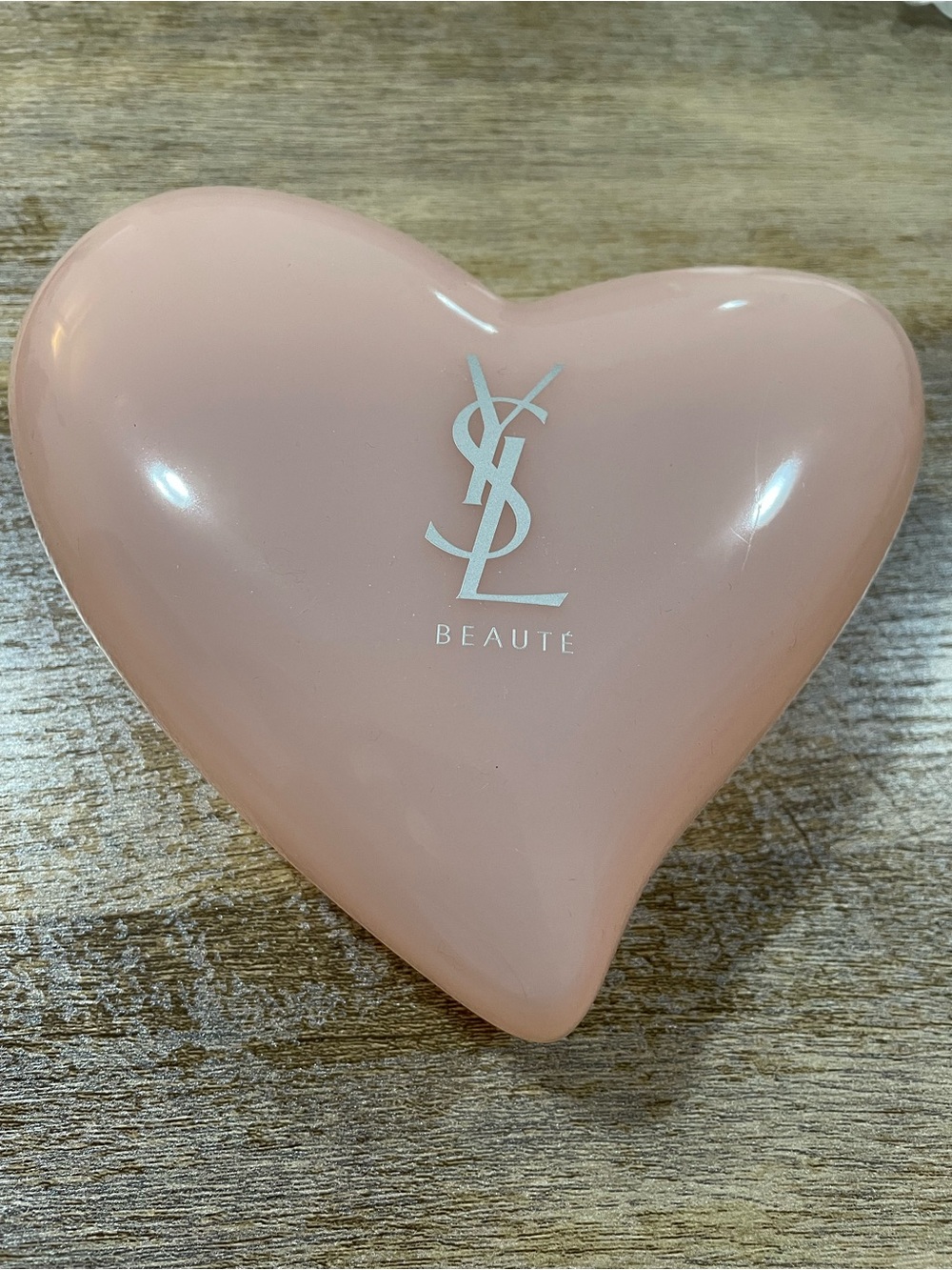 YSL Beauté Silicone Heart Makeup Pouch